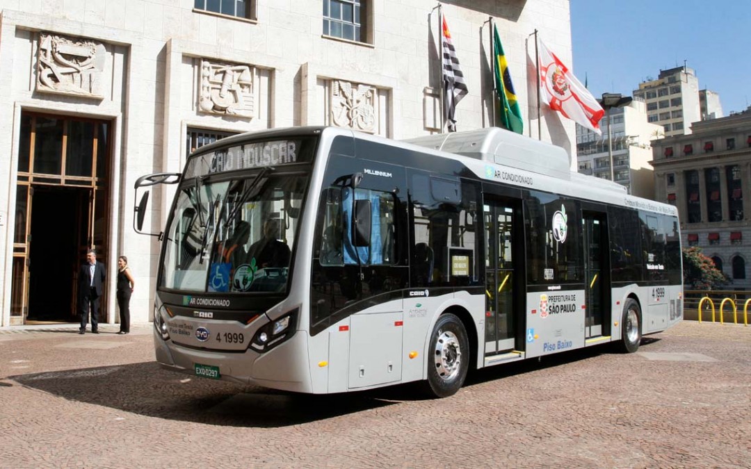 Primeiro ônibus elétrico fabricado totalmente no Brasil circulará por São Paulo