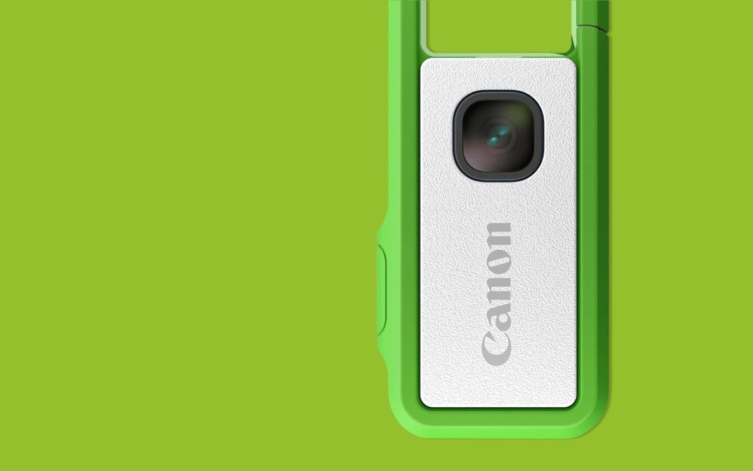 Nova câmera da Canon é do tamanho de um pendrive e vem com fivela